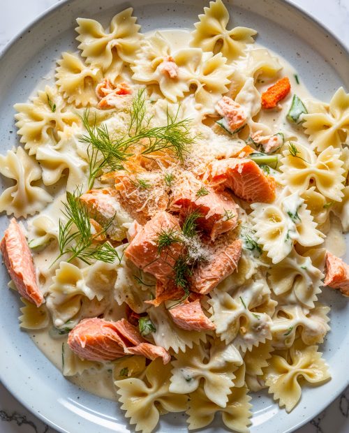 Salmon and Vegetable Pasta (1)